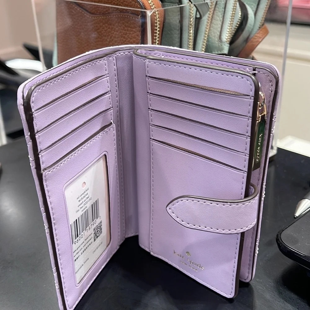 Kate Spade Natalia Medium Compact Bifold Wallet
Lilac Frost - Picture 15 of 16